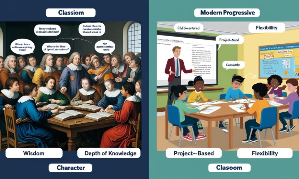 Comparing Classical Education with Modern Educational Models